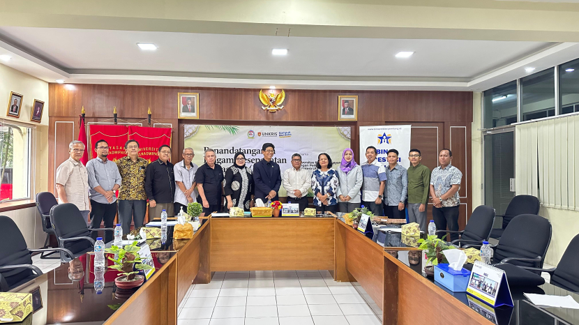  Universitas Krisnadwipayana (Unkris) Jakarta dan Pemerintah Kabupaten (Pemkab) Toba, Sumatera Utara, melakukan kesepakatan kerja sama (MoU) dalam bidang Tri Dharma Perguruan Tinggi, 14 Mei 2024. (Foto: Unkris)