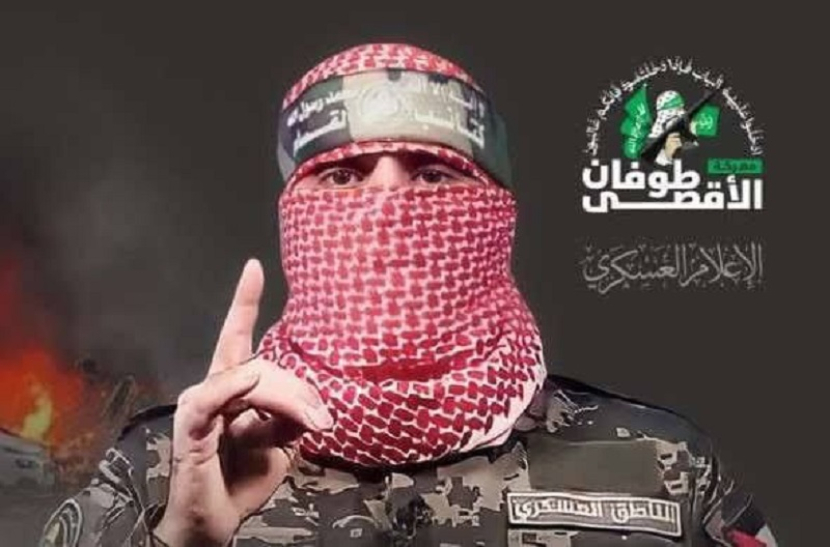 Juru Bicara Brigade Al Qassam Abu Ubaidah. (HMO)