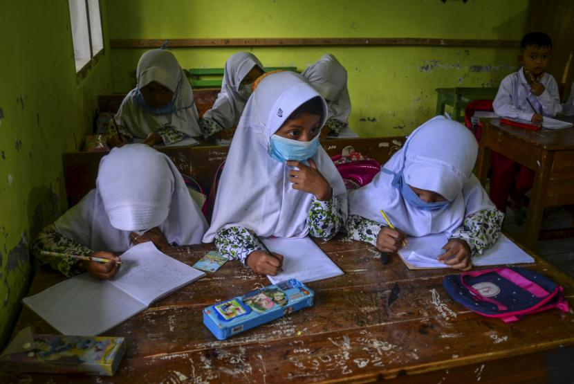   Pendaftaran PPDB DKI Jakarta 2022  jenjang Madrasah Ibtidaiyah Negeri (MIN)  dilakukan berdasarkan jalur penerimaan. Foto : dok republika  