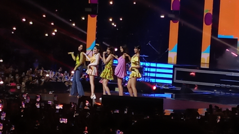 Red Velvet meriahkan panggung Allo Bank Festival Day 2 di Jakarta. | Iit Septyaningsih