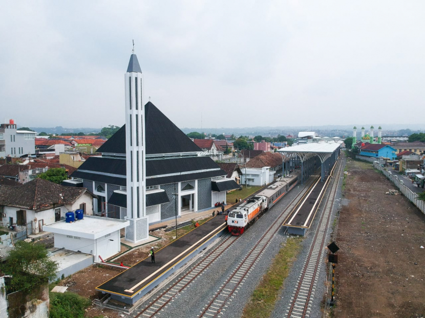 Stasiun Garut, Jawa Barat. Foto Ilustrasi : Dok PT KAI