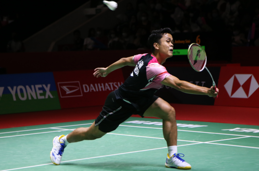 Anthony Sinisuka Ginting memenangkan babak pertama<a href=