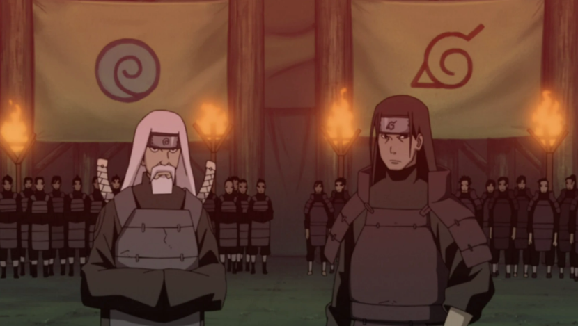 Klan Uzumaki dan Senju ketika pertama kali desa dibentuk. Foto: Naruto Fandom