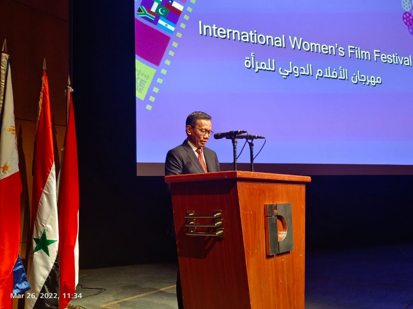 The First International Women's Film Festival di Damaskus, Suriah (kemlu.go.id)