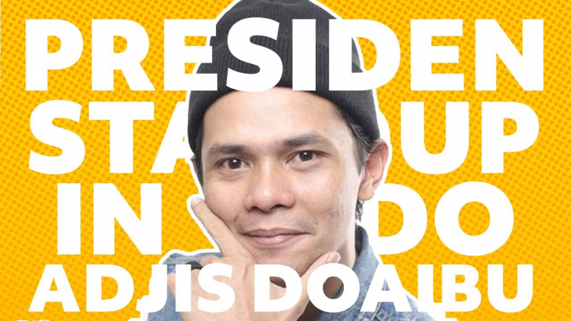 Tips mengatur keuangan dari President Stand Up Indo atau Presiden Komika Adjis Doaibu (foto: tangkapan layar youtube).