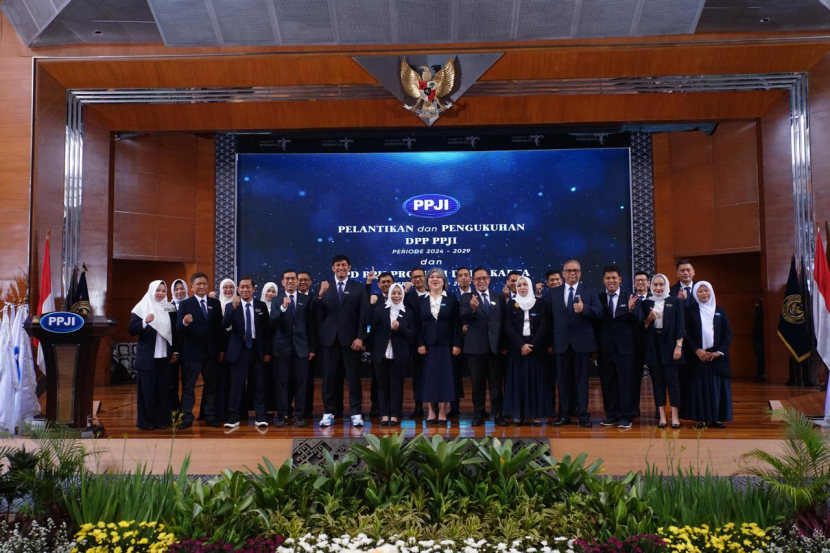 Perkumpulan Penyelenggara Jasaboga Indonesia (PPJI) menggelar Pelantikan dan Pengukuhan Kepengurusan DPP PPJI dan DPD PPJI DKI Jakarta di Gedung Sapta Pesona, Kemenparekraf RI, Kamis (13/6/2024). (Foto: PPJI)