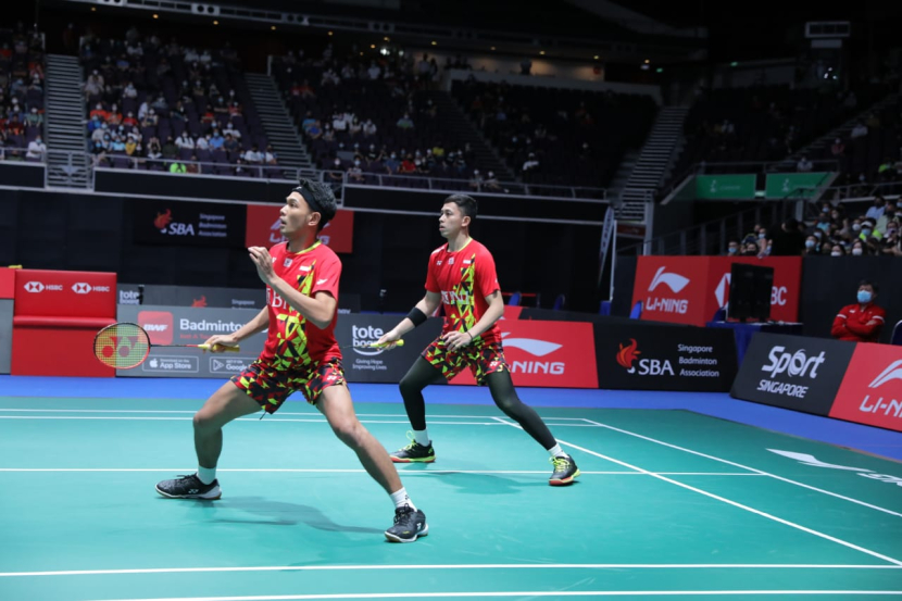 Pasangan ganda putra Indonesia, Fajar Alfian/Muhammad Rian Ardianto (Fajri) melangkah ke babak semifinal Kejuaraan Dunia 2022. Ini mengulangi prestasi Fajri pada Kejuaraan Dunia 2019 lalu.