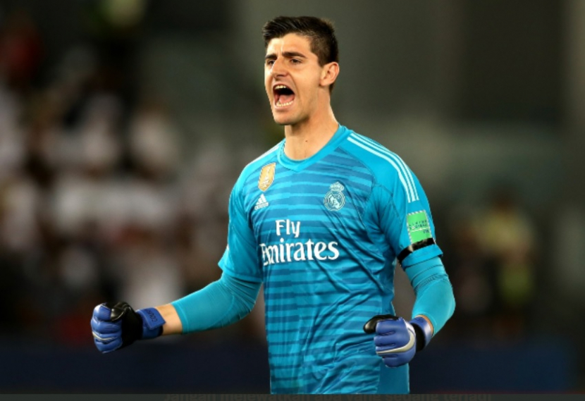 Kiper Real Madrid, Thibaut Courtois, menyebut timnya sudah melupakan kekalahan mereka dari menjamu Barcelona sebulan lalu. (Twitter/Goal)