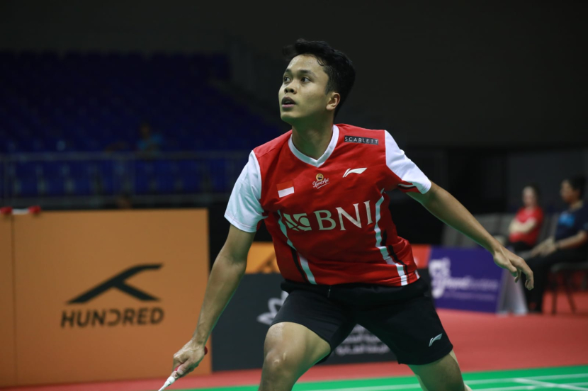 Pemain tunggal putra Indonesia, Anthony Sinisuka Ginting