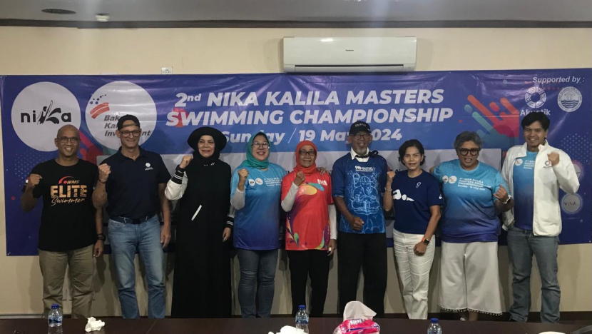 Kejuaraan Renang Master Short Course bertajuk 2nd Kalila Master Swimming Championship 2024 yang diikuti ratusan perenang akan berlangsung di Kolam Renang Nika di Bintaro, Tangerang Selatan, Minggu 19 Mei 2024. (Foto: istimewa)