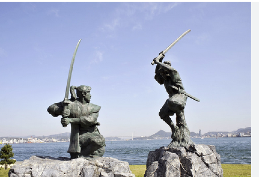 Pertarungan dua samurai. (Gambar: Domain Publik)