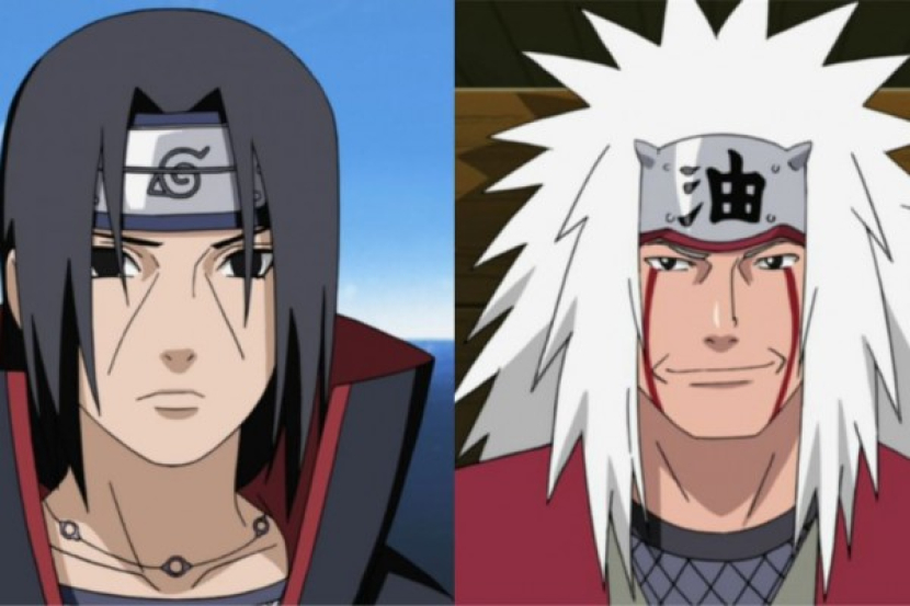 Itachi dan Jiraiya, karakter kuat yang mati di anime Naruto. (Foto: Net)