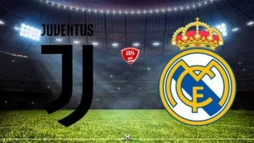 Logo Juventus (kiri), Real Madrid (kanan), Foto: Diario AS.