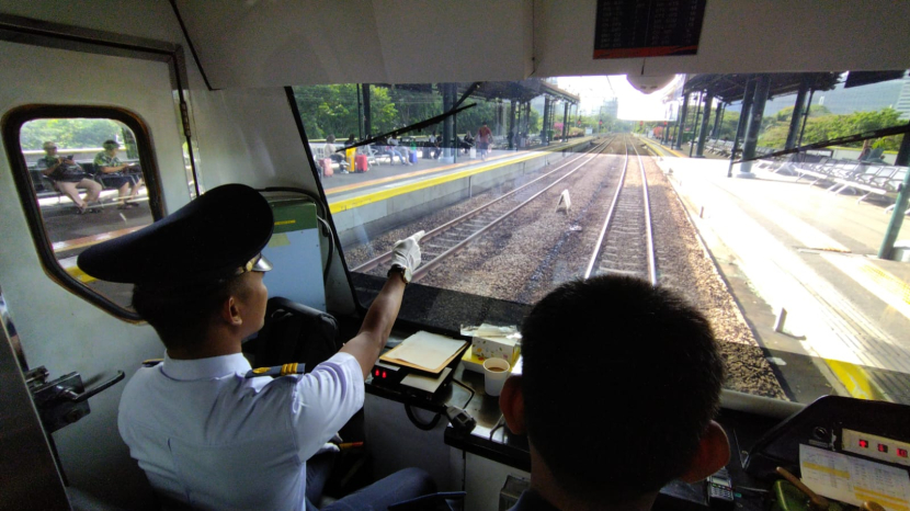 Inspeksi dilakukan PT KAI untuk memastikan perjalanan kereta api di masa Angkutan Natal dan Tahun Baru nanti berjalan aman, nyaman, dan selamat sampai tujuan. (Foto: Humas PT KAI)