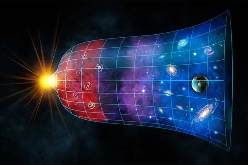 Ilustrasi alam semesta berkembang dari letusan awal. Gambar: Mark Garlick/Science Photo Library via Getty Images