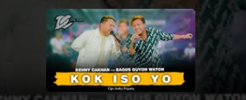 Download Lagu Denny Caknan - Kok Iso Yo feat Bagus Guyon Waton MP3 Gratis
