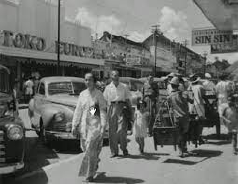 Pasar Baru tahun 1950.