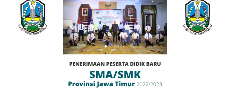 PPDB Jatim 2022 jenjang SMA dan SMK membuka sejumlah jalur. Foto : ppdbjatim.net