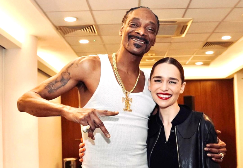 Instagram/emilia_clarke/Snoop Dogg dan Emilia Clarke