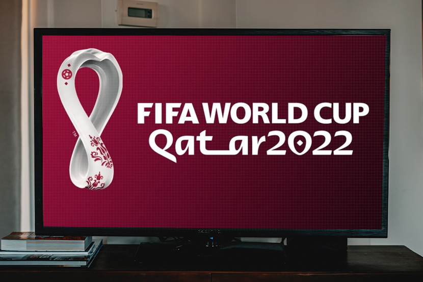 Ilustrasi nonton gratis Piala Dunia 2022 di TV.