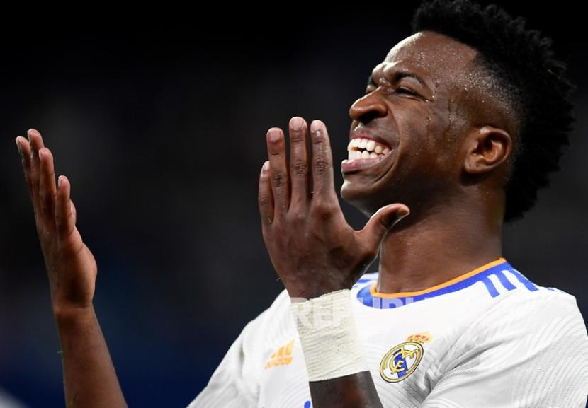 Bintang muda Real Madrid Vinicius Junior. Ilustrasi