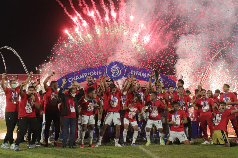 Bali United sabet gelar juara Liga 1. Dok. BRI