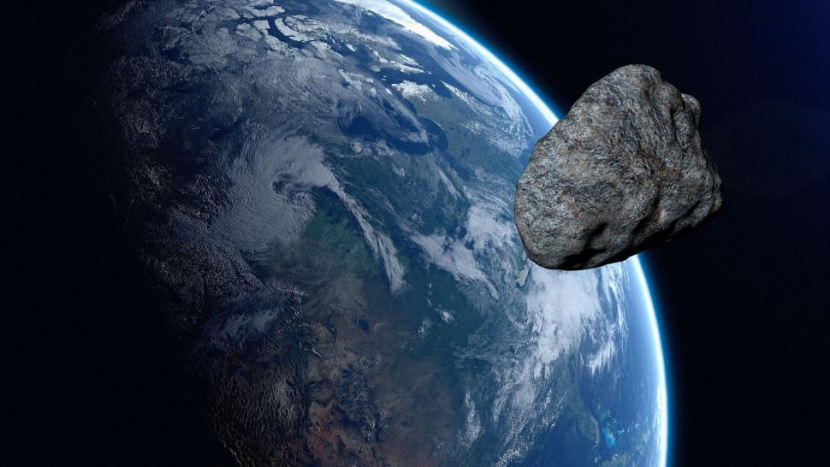 Sebuah asteroid kecil meleset dari Bumi hanya beberapa ribu mil pada 25 Maret 2022 (ilustrasi). Gambar: Pixabay