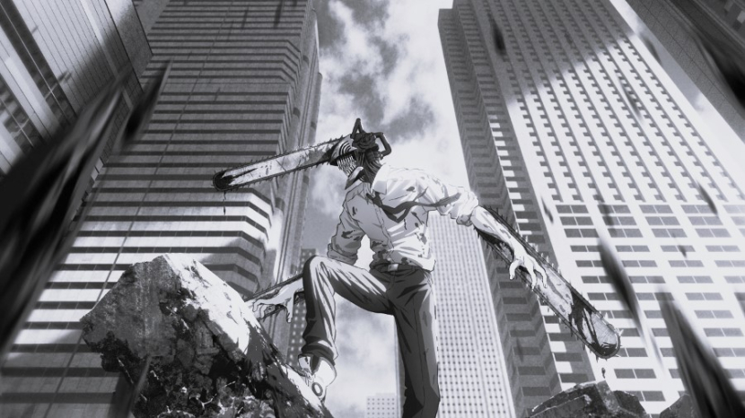 Anime Chainsaw Man. Anime yang mengisahkan seorang pembasmi iblis berkepala gergaji mesin. Foto: Siliconera