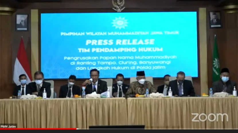 PWM Jatim membeberkan bukti kepemilikan aset Muhammadiyah di Dusun Krajan, Desa Tampo, Kecamatan Cluring, Kabupaten Banyuwangi, yang dirusak kelompok intoleran.