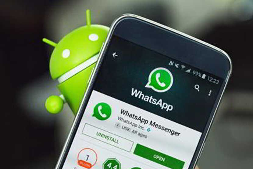 GB Whatsapp messenger di HP Android.