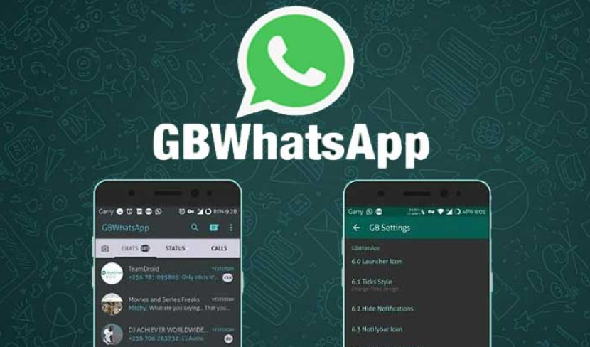 Aplikasi Whatsapp GB (GB WA).Aplikasi alternatif dari Whatsapp yang membawa segudang fitur yang menarik. Foto: Kumau