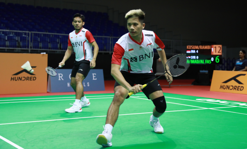 Tim Indonesia mengalahkan Bahrain dengan 5-0 dalam fase grup di Kejuaraan Beregu Campuran Asia (BATC) 2023. Pasangan ganda putra Pramudya Kusumawardana/Yeremia Erich Yacob Rambitan menjadi penyempurna kemenangan.