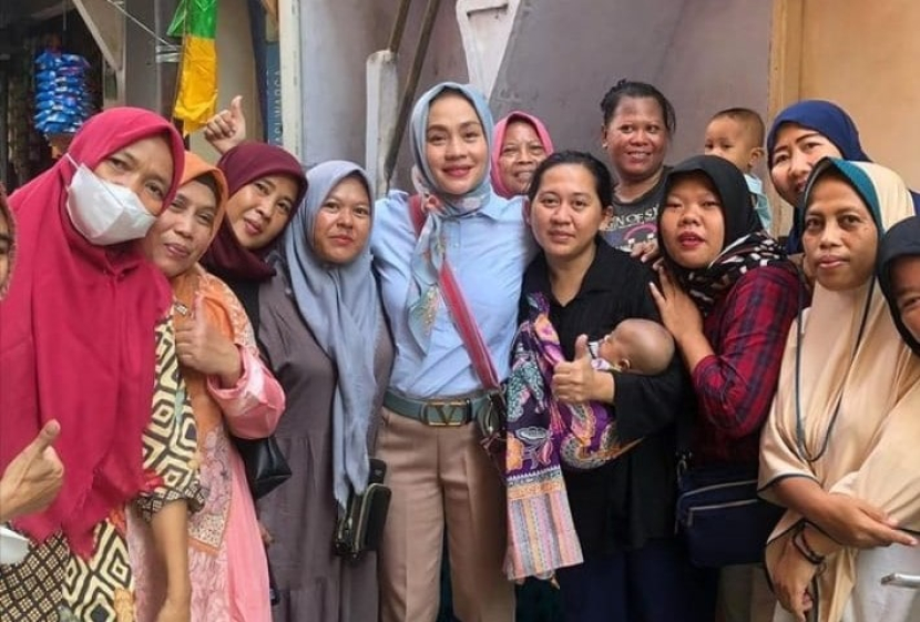 Acara program pemberdayaan perempuan ( foto pribadi )