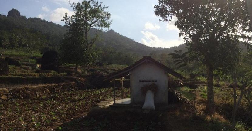 Situs Dangau Empu Astrajingga yang mengobati sakitnya Pangeran Diponegoro yang lokasinya berada di tengah perbukitan Brujul, Peniron, Kebumen