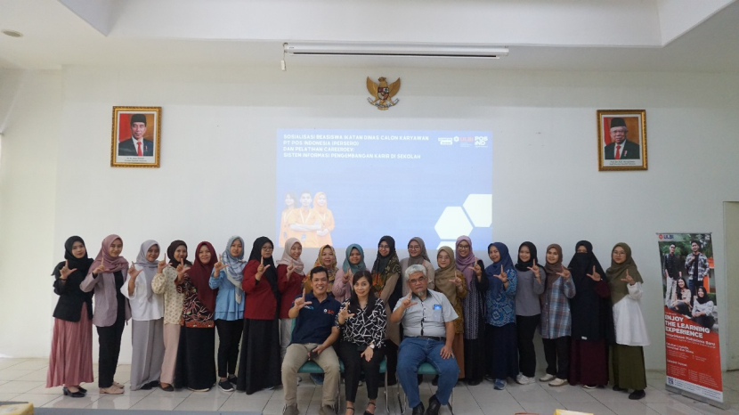 Guru Bimbingan Konseling dari berbagai SMA/SMK se-Bandung Raya memperoleh sosialisasi terkait program beasiswa Ikatan Dinas
