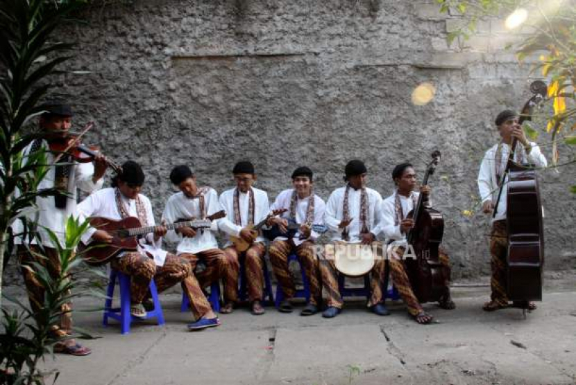 Keroncong Tugu Cafrinho. (Republika/Yasin Habibi)