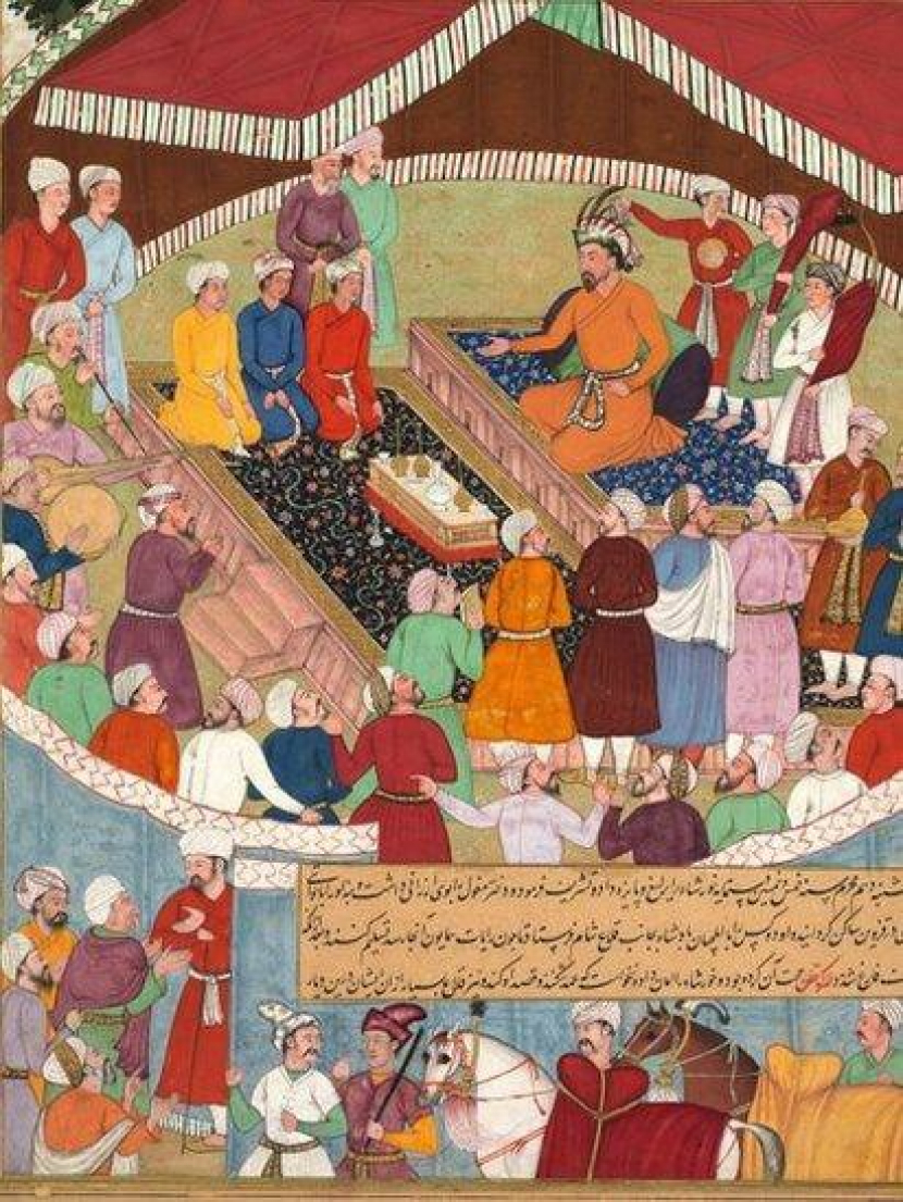 Ilustrasi Suasana Bait Al-Hikmah, pusat pertukaran ilmu terbesar. (bbc.com)