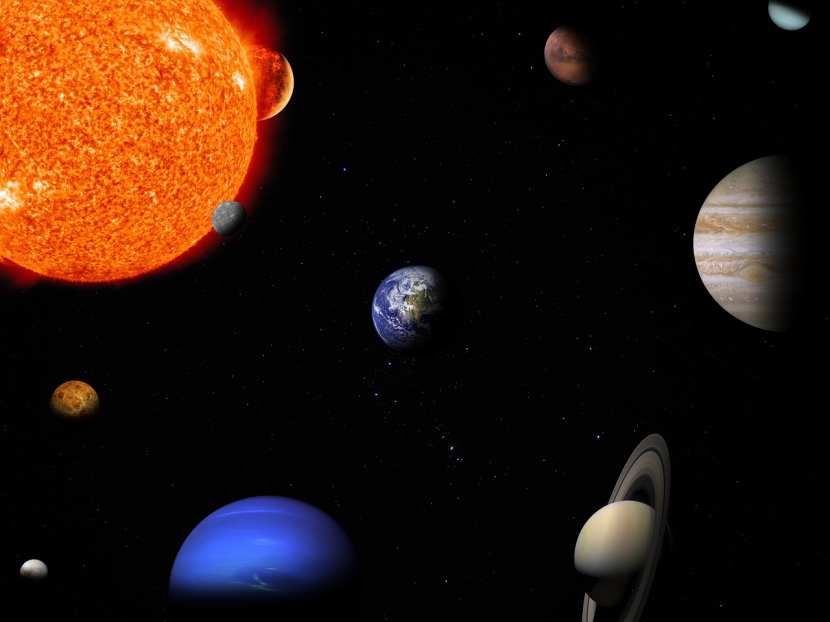 Tata Surya Planet Ruang Angkasa -- pixabay