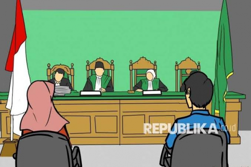 Ilustrasi sidang perceraian Pengadilan Agama (PA)