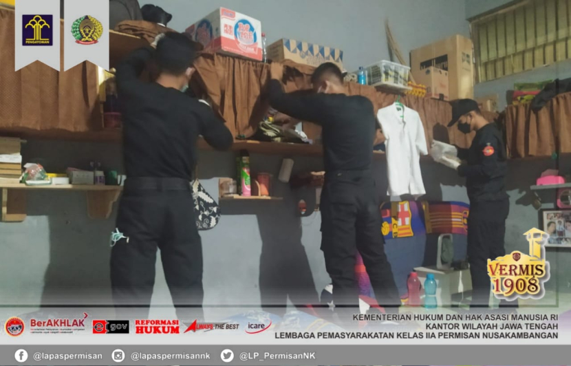 Lapas Pagar Alam razia kamar WBP