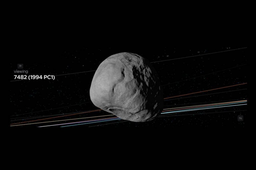 Asteroid 7482. Gambar: NASA