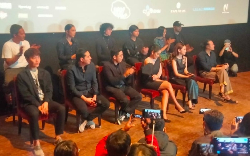 Jumpa pers peluncuran film Jailangkung Sandekala di Epicentrum XXI, Kuningan, Jakarta, Senin (19/09/2022).