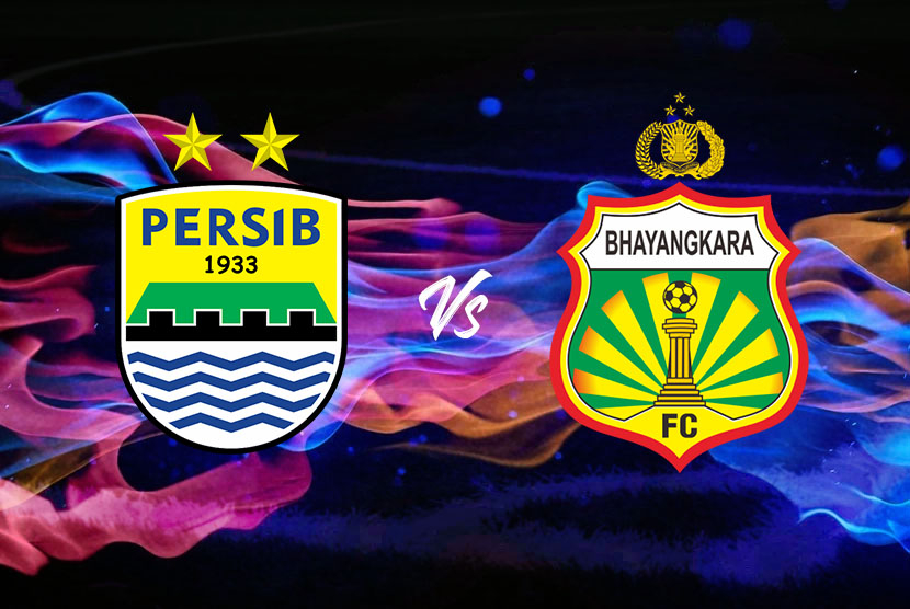 Persib Bandung Vs Bhayangkara FC. 