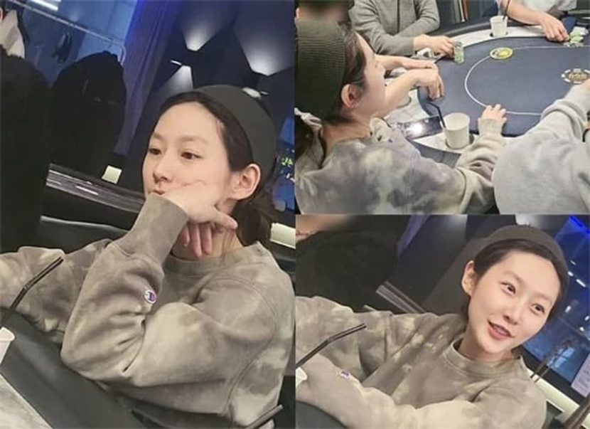 Kim Sae-ron bermain poker. Dok: Allkpop