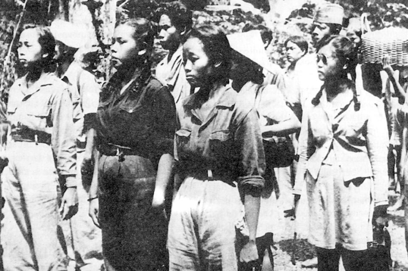 Pejuang perempuan dalam perang kemerdekaan.