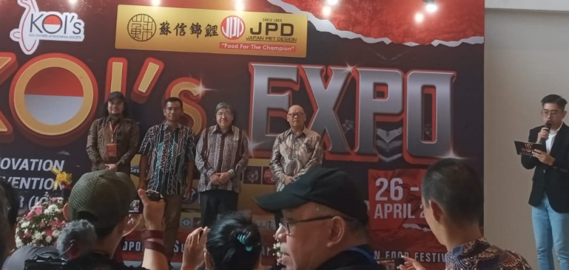 Pembukaan acara terbesar dari KOI Show atau Festival ke-16 yang mengangkat tema 16TH CHAPTER OF KOI GRANDEUR, Jumat (26/4/2024). (Foto: republika.co.id)