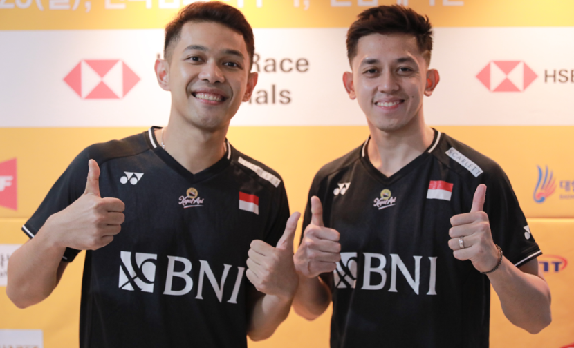 Fajar Alfian/Muhammad Rian Ardianto melangkah ke babak semifinal Korea Open 2023.