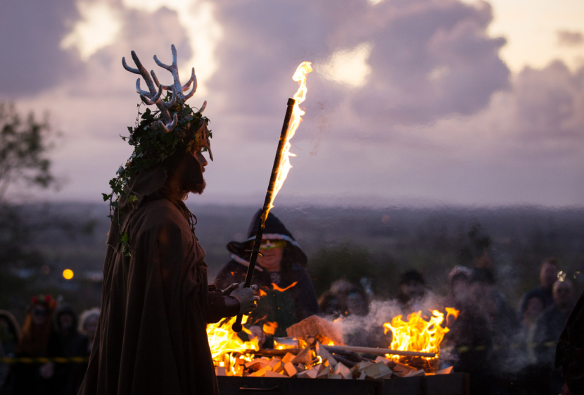 Perayaan Samhain, salah satu pemengaruh perayaan Halloween di Irlandia. (Wikimedia Commons)
