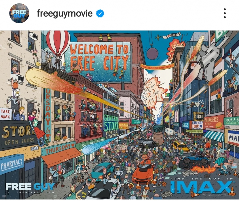 Instagram/FreeGuyMovie