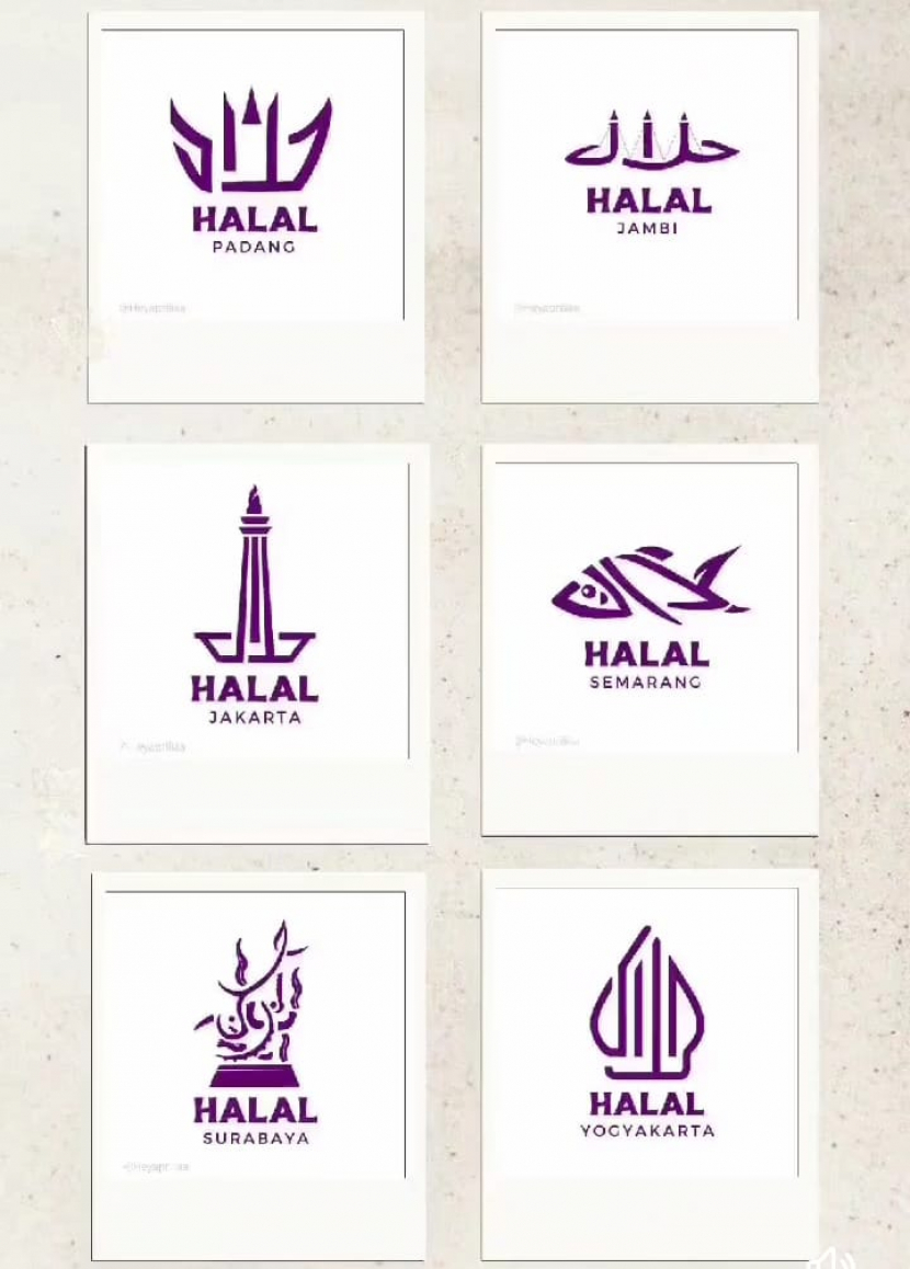 Logo Halal plesetan ramai di media sosial.